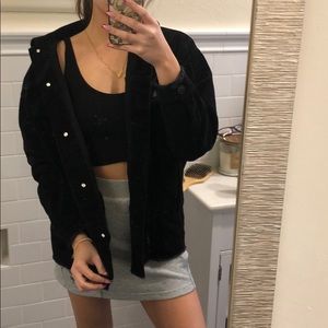 Zara oversized corduroy jacket